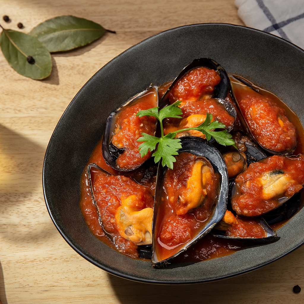 Spicy Tiger Mussels
